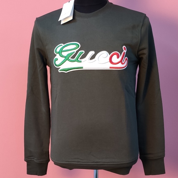 gucci embroidered sweatshirt